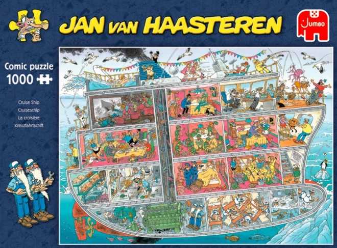 JUMBO Puzzle JvH Kreuzfahrtschiff 1000 Teile