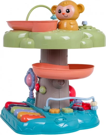 Spiralförmige Kugelrutsche