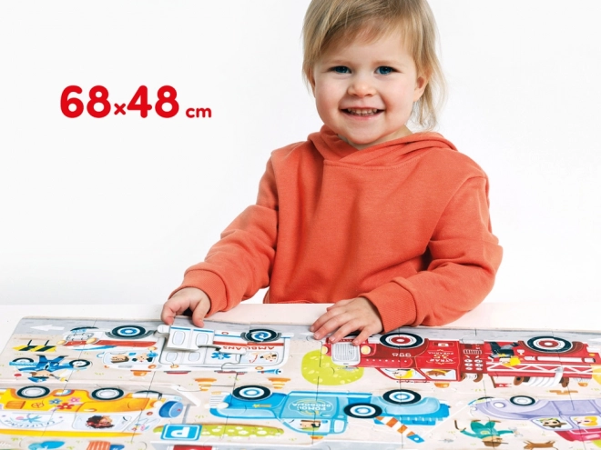 Puzzle 40-teilig MOTO PUZZLE AUTOS