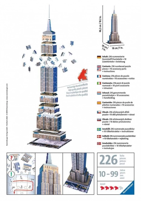 Empire State Building 3D Puzzle