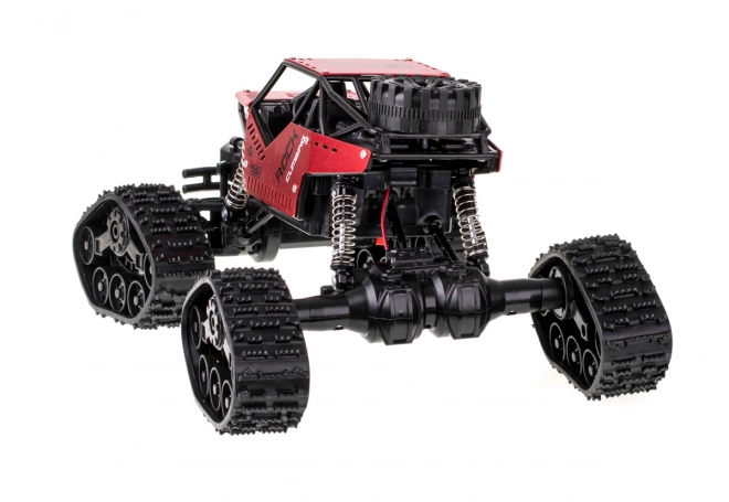 Zuverlässiges RC-Geländewagen 4x4 in Schwarz – Rot