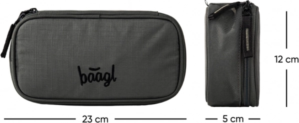 Baagl Set 3 Cubic Grove: Rucksack, Federmäppchen, Beutel