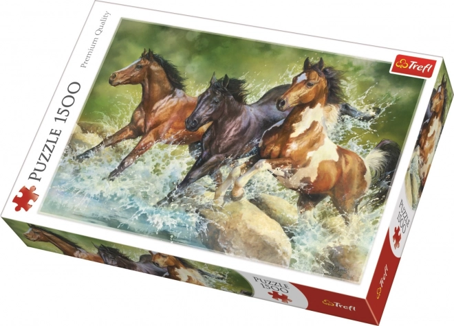 Puzzle Drei Wilde Pferde 1500 Teile