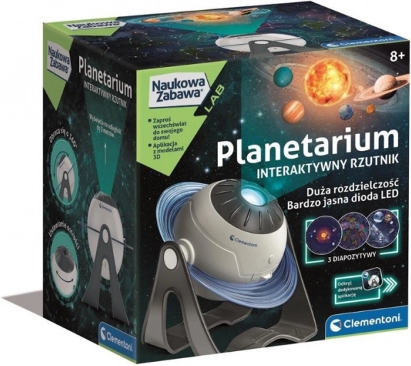 Interaktiver Projektor im Planetarium