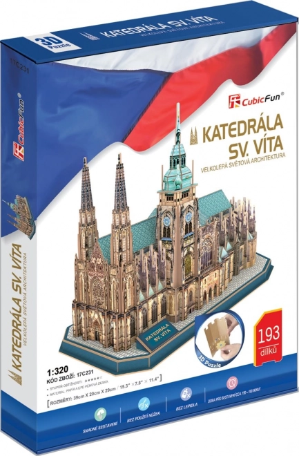 3D Puzzle der St.-Veits-Kathedrale