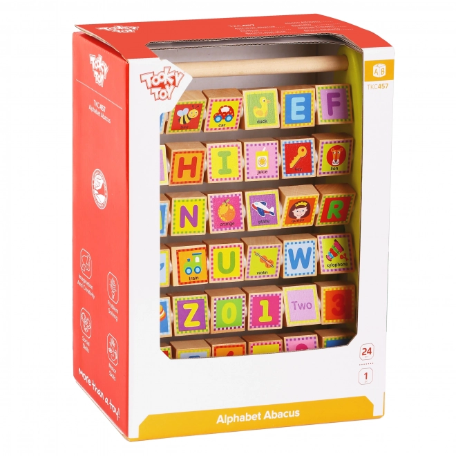 Tooky Toy Alphabet Lernspiel Abakus