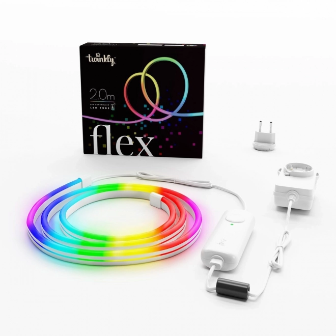 Intelligente LED-Streifenbeleuchtung Twinkly Flex 192 LED RGB Starter Kit