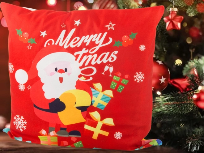 Weihnachtskissenbezug 45x45 mit Mickey-Motiv