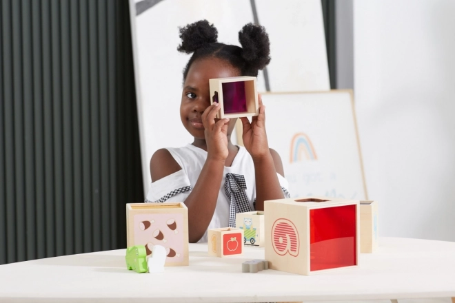 Holz Stapelwürfel für Kinder