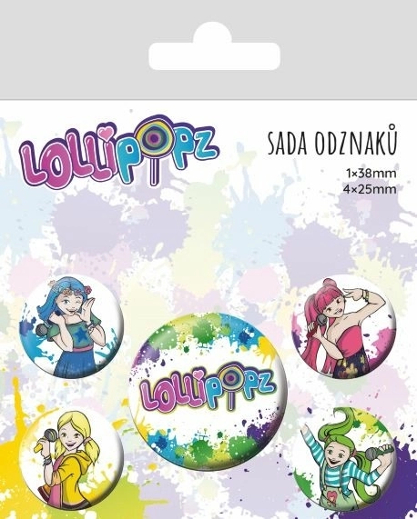 Lollipopz Abzeichen Set