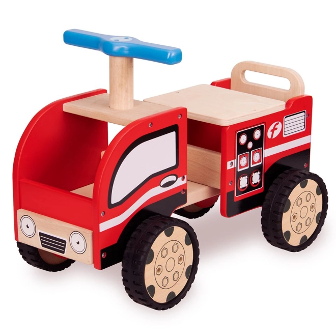 Realistisches Design eines Feuerwehrautos