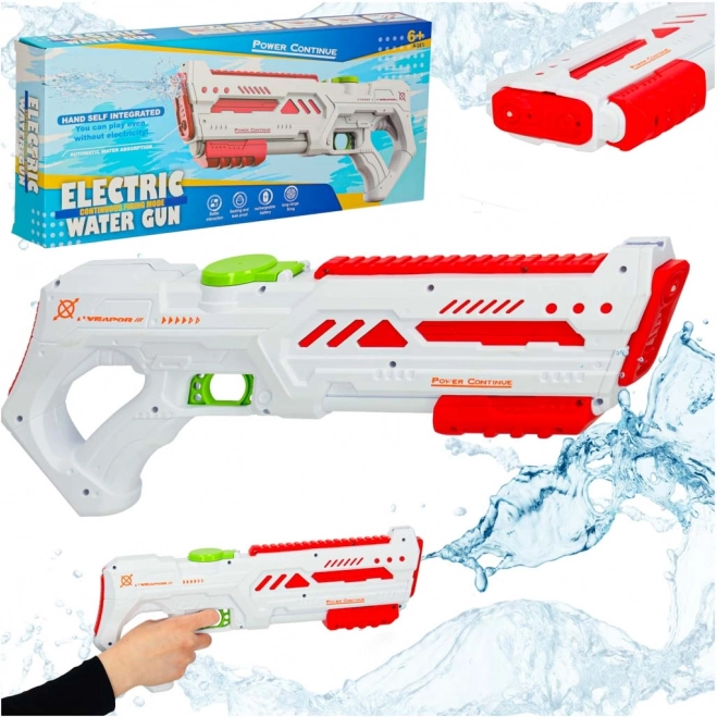 Elektrische Wasserpistole für Kinder – weiß