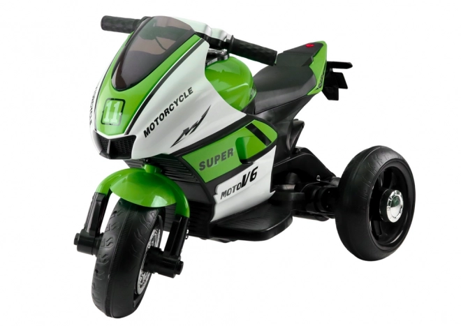 Grünes Elektromotorrad für Kinder