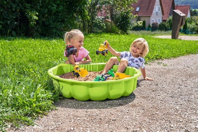 Große Plastikmuschel für Sand und Wasser