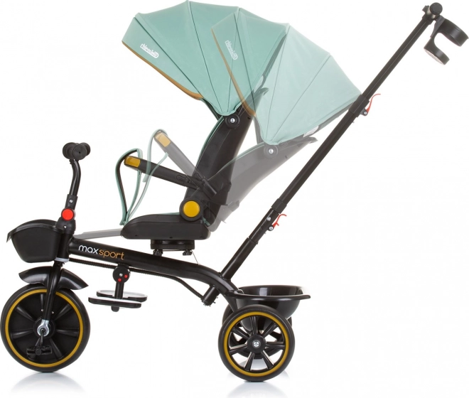 Chipolino Dreirad mit Verdeck Max Sport 2-in-1 Pastellgrün