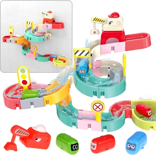 Wasserbahn mit Dusche