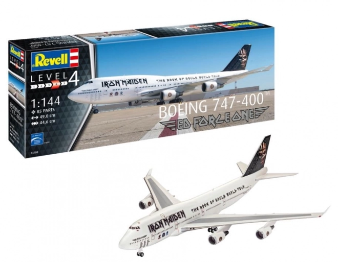 Modellflugzeug Boeing 747-400 Ed Force One im Maßstab 1/144