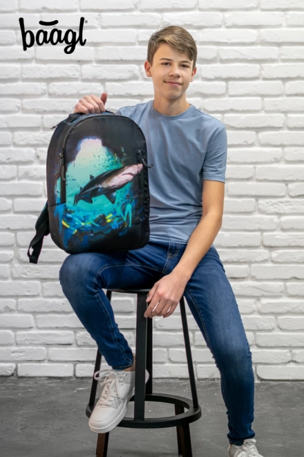 Baagl Rucksack eARTh - Hai von Lukero