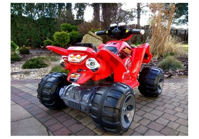 Akku-Quad mit großen Rädern Rot