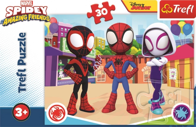 Trefl Puzzle - Abenteuer von Spidey und Freunden