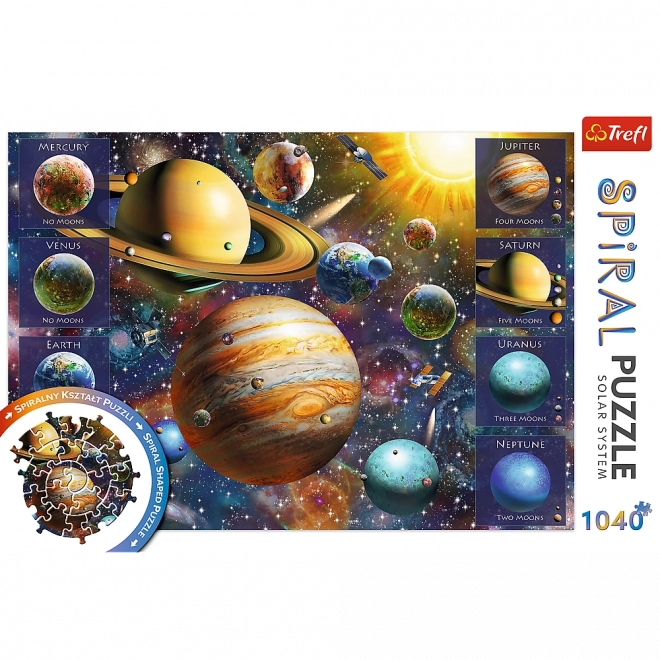 Spiral-Puzzle Sonnensystem 1040 Teile