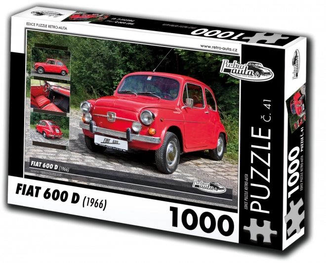 RETRO-AUTO Puzzle Fiat 600 D 1000 Teile