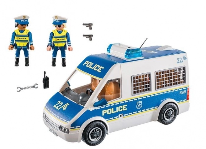 City Action Polizei Transporter mit Licht und Sound