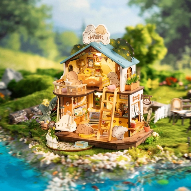 Miniatur-Welpenhaus