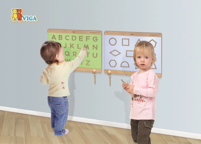 Interaktives Lernen an der Wand