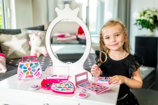 Make-up-Set für Kinder in Plastik-Koffer