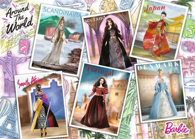 Ravensburger Puzzle Barbie: Rund um die Welt