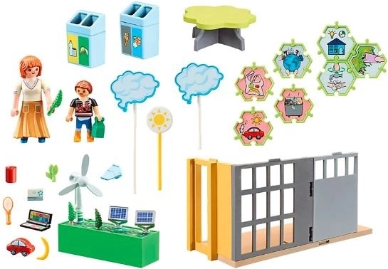 Realistische Accessoires und erneuerbare Energien