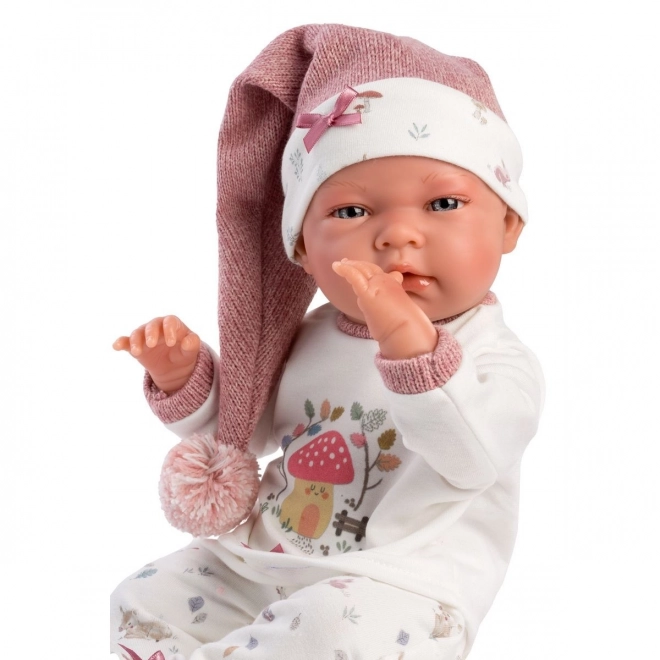 Llorens New Born Mädchen - Realistische Babypuppe mit Vollvinylkörper - 40 cm