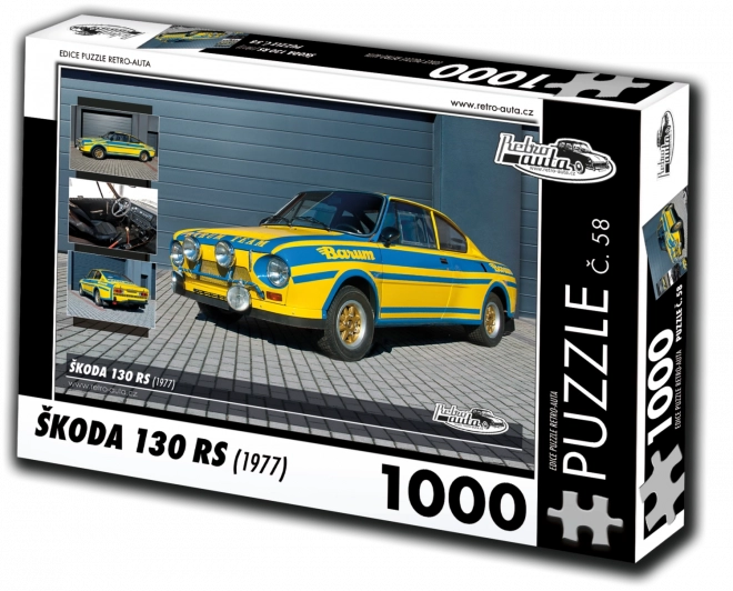 Retro-Autos Puzzle Škoda 130 RS 1977 1000 Teile