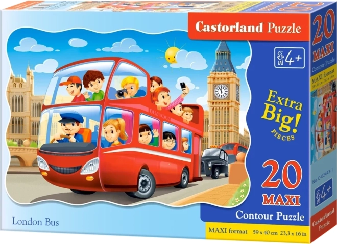Castorland Puzzle Londoner Bus Maxi 20 Teile