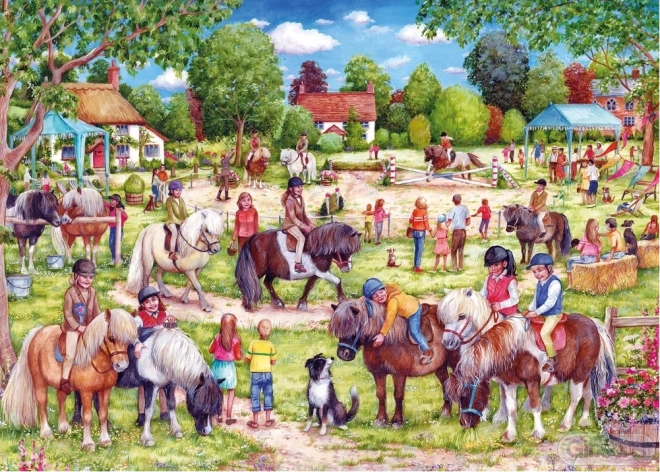 Gibsons Puzzle Shetland Pony Club 1000 Teile