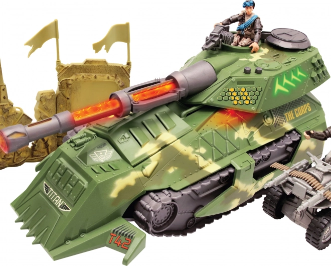 Titan Panzerset mit Soldaten