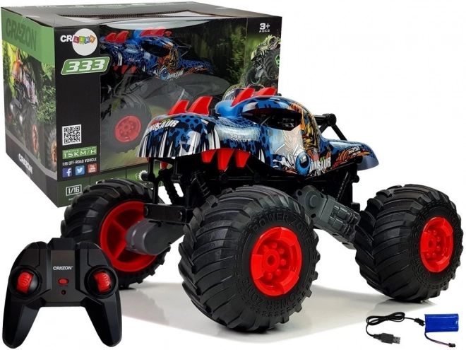 Ferngesteuertes Geländewagen Dino mit großen Rädern