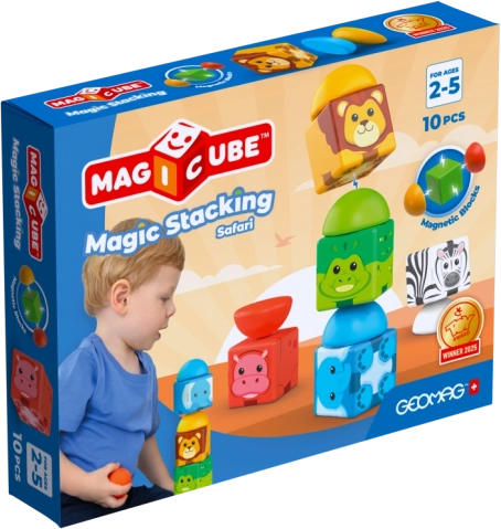 Geomag Magicube Safari – magnetisches Konstruktionsspiel für Kinder ab 2 Jahren