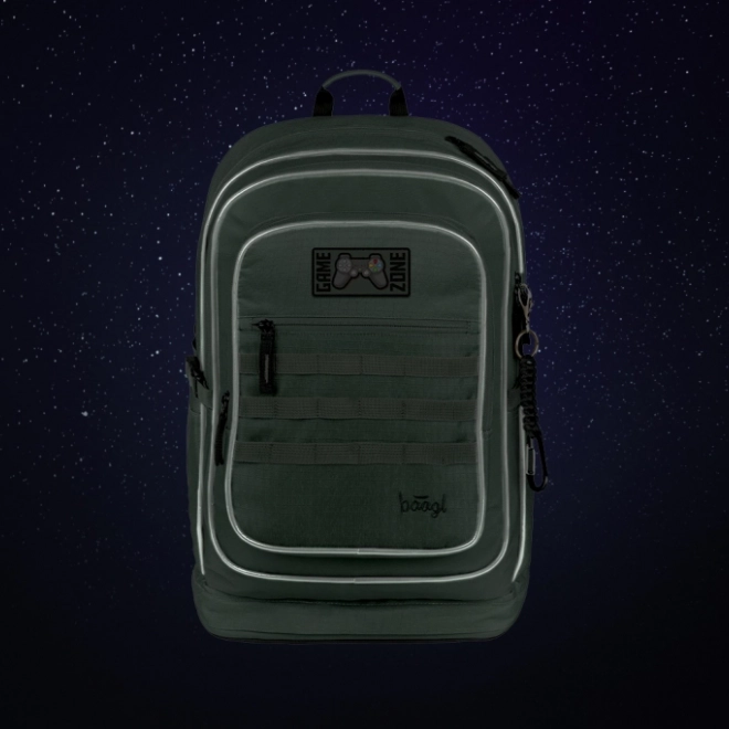 Baagl Set 3 Cubic Grove: Rucksack, Federmäppchen, Beutel