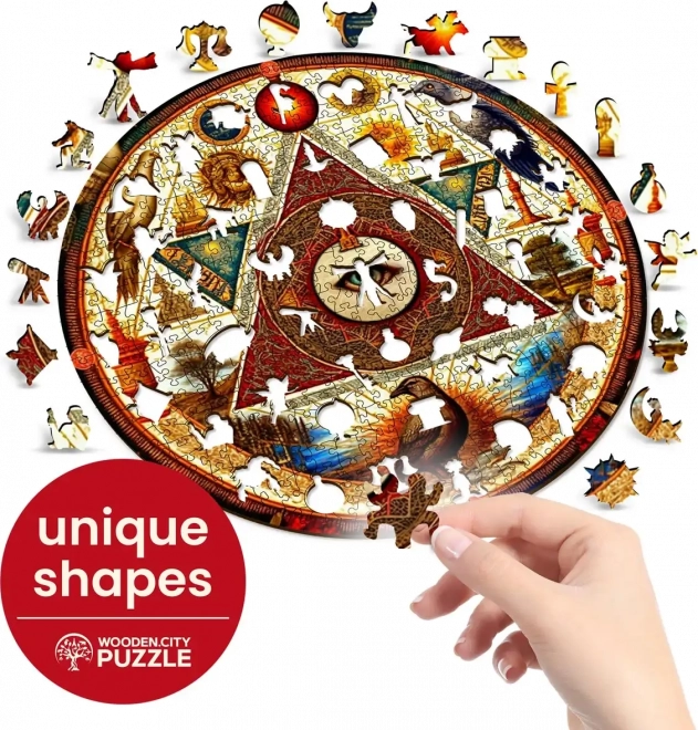 Holzpuzzle Auge des Universums 505 Teile