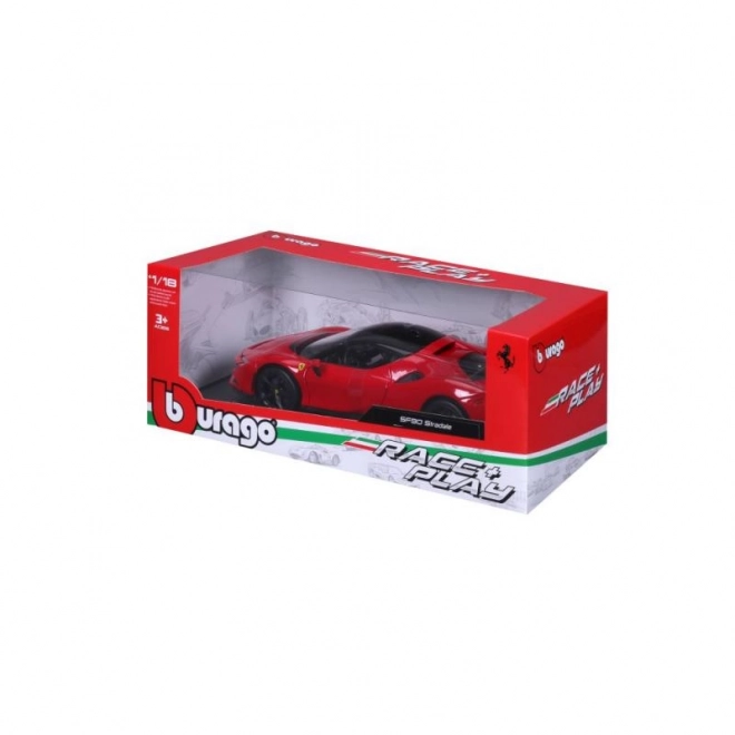 Bburago Ferrari SF90 Stradale Rot Modellauto