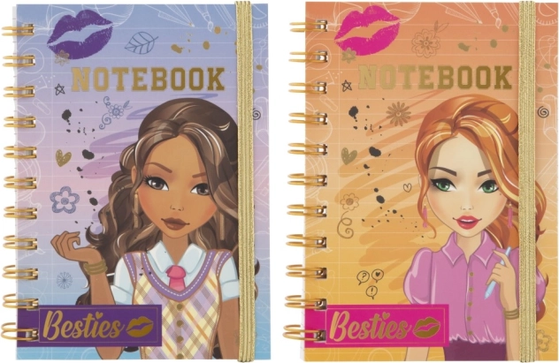 Stylisches Besties-Design mit goldener Bindung