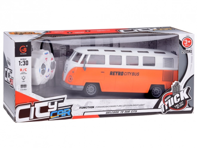 Retro City Bus ferngesteuerter Spielzeugbus mit Beleuchtung