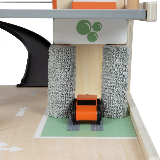 Small Foot Holz-Rennparkplatz