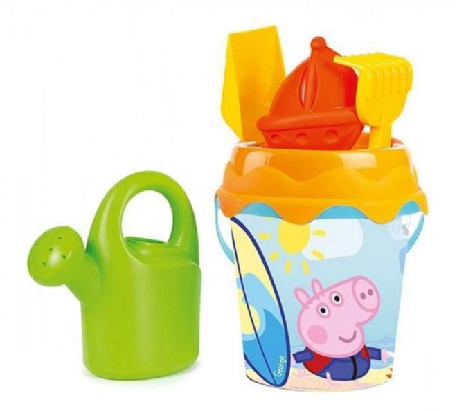 Peppa Pig Sandspielset mit Kanne und Zubehör, mittel