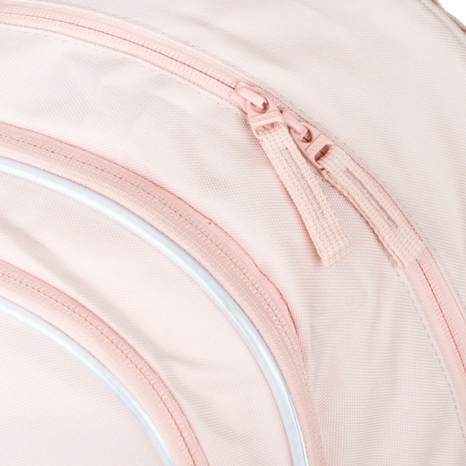 Baagl 3-teiliges Set Core Creamy: Rucksack, Federmäppchen, Beutel