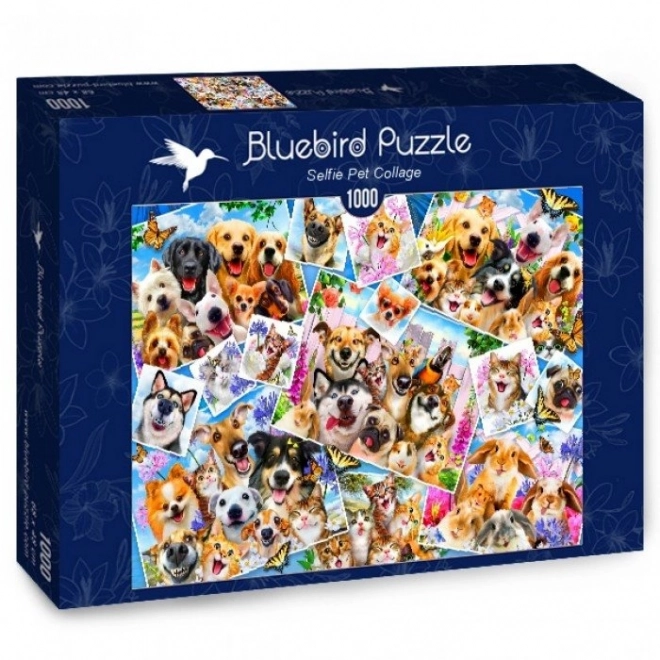 Bluebird Puzzle Tier-Selfie Collage 1000 Teile