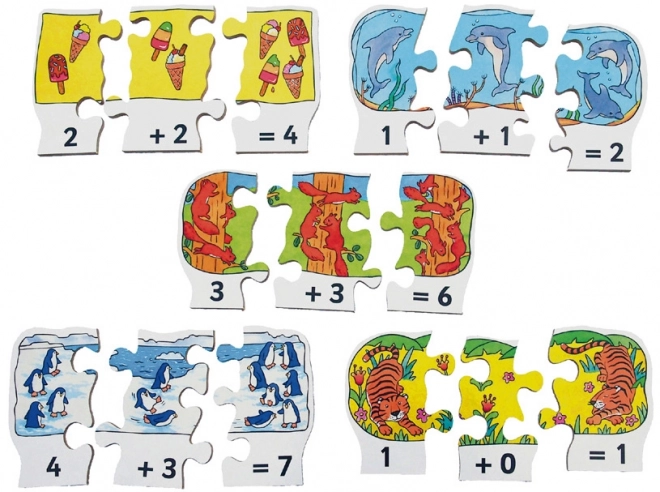 Just Jigsaws Holzpuzzle Mathematische Addition