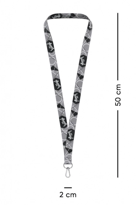 Schlüsselanhänger Lanyard in Grau